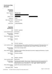 CV Ernesto Lodi 2016 - Universit&agrave; degli Studi di Sassari