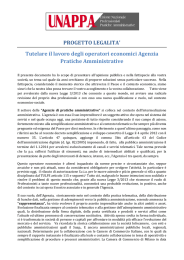 Progetto Legalità