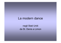 La modern dance