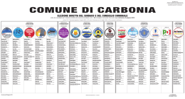 Liste dei candidati per l`elezione diretta alla carica di sindaco e di n