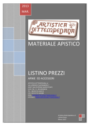 materiale apistico listino prezzi