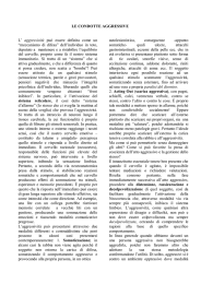 le condotte aggressive - Dottoressa Roberta Magnafico