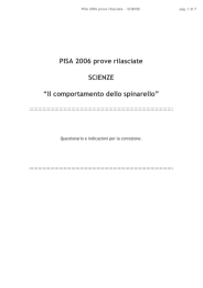 Il comportamento dello spinarello