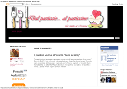 Dal pasticcio...al pasticcino!: I pasticci vanno all`evento "born in Sicily"