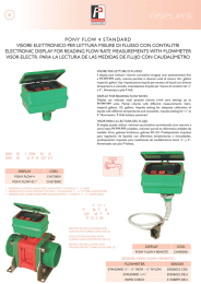 pony flow 4 standard visore elettronico per lettura misure di flusso