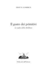 Il gusto dei primitivi - Istituto Italiano per gli Studi Filosofici