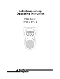 Bedienungsanleitung PRO Timer.indd - Hoch-Rep