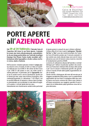 Scarica il PDF - Azienda Cairo per la coltivazione del Melograno