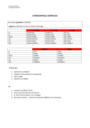 condizionale semplice