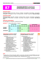 Servizio urbano Genova - schede linee bus