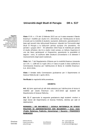 Dipartimento di Scienze Politiche - Università degli Studi di Perugia