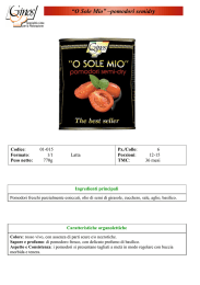 “O Sole Mio” –pomodori semidry