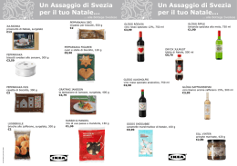 Un Assaggio di Svezia per il tuo Natale... Un Assaggio di