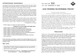 328 Gesù desidera incontrarmi: perché?