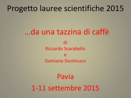 Estrazione della caffeina dal caffè