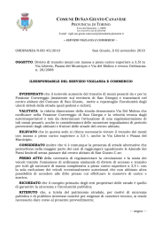 45 - divieto mezzi superiori a 3,5 t in via del molino