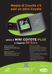 solo un altro Coyote - Magneti Marelli Checkstar