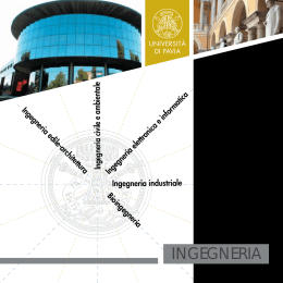 INGEGNERIA - Università degli studi di Pavia