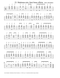 23. Madonna mia, fami bona offerta Julio Abondante