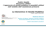 La Genomica in Sanità Pubblica - SItI