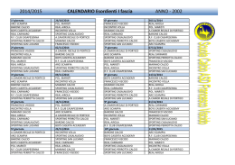 Calendario - Scuola Calcio ASD Francesco Viscido