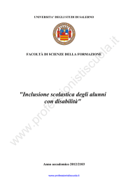 Inclusione scolastica