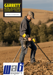 Garrett Hobby - Listino Rivenditore