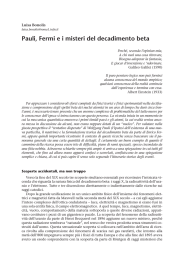 Wolfgang Pauli, Enrico Fermi e i misteri del decadimento beta
