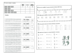 lilli Scrivi nei cartellini il numero decimale indicato dalle frecce.