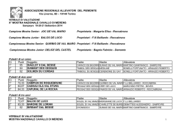 X° MOSTRA NAZIONALE CAVALLO DI MERENS Proprietaria