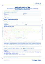 Richiesta moduli CH8