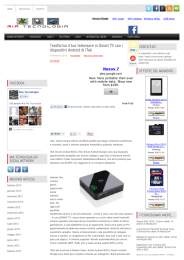 Trasforma il tuo televisore in Smart TV con i dispositivi Android