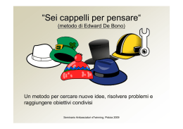 &ldquo;Sei cappelli per pensare&ldquo;