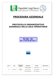procedura aziendale - Intranet ASST Fatebenefratelli Sacco