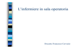 L`infermiere in sala operatoria