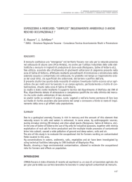 Esposizione a mercurio e rischio occupazionale.