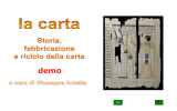 Storia della Carta - Contenuti DIDATTICI Digitali