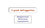 I gradi dell`aggettivo