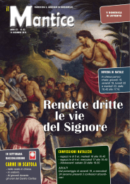 Rendete dritte le vie del Signore