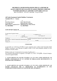 allevamento di galline ovaiole, le cui uova, ai sensi della lettera