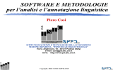 Metodologie e Sistemi per l`Annotazione Linguistica