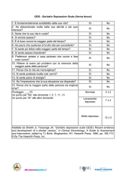 GDS - Geriatric Depression Scale (forma breve)