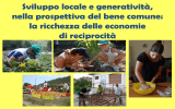 Sviluppo locale e generatività, nella prospettiva del bene comune: la