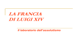 09. La Francia di Luigi XIV - Dipartimento Tempo, Spazio, Immagine