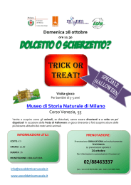 dolcetto o scherzetto? - Associazione Didattica Museale