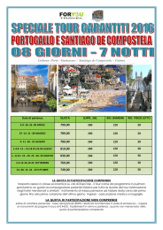 PORTOGALLO E SANTIAGO 2016 - Cral Dipendenti Comune di