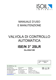 VALVOLA DI CONTROLLO AUTOMATICA ISE/N 3” 2SLR