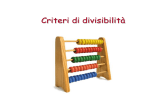 Criteri di divisibilità