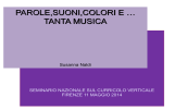 Parole, suoni, colori e tanta musica