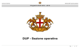 DUP - Sezione operativa